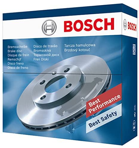 Bosch BD2815 Jeu de 2 Disques de Frein - 262.0 mm - Essieu avant | Disques ventilés - Certifié ECE-R90 - Bon refroidissement, freinage fiable, protection anticorrosion