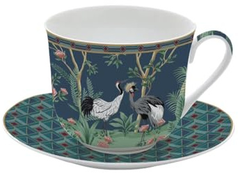 Easy Life - Coffret Tasse Dejeuner en Porcelaine Fine Mandalay 40 CL - EASYLIFE