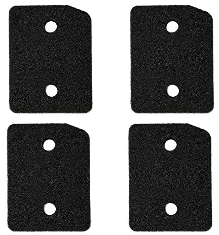 4 Pack Dryer Filter Replacement Compatible with Miele T1 Series Heat Pump Tumble Dryers, 207 x 157 x 30mm, Plinth Foam Sponge Filter (Replacement Parts 9164761)