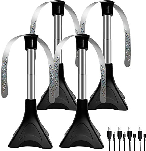 4 PCS Mouches et Moustiques Repoussent Les Ventilateurs d'insectes Gardez Les Mouches et Les Insectes Loin de la Nourriture sans Utiliser de Produits Chimiques Profitez de Vos Repas à l'extérieur
