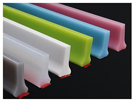 Joint Porte Douche Bande d'étanchéité pour pare-douche, pour sol de pièce humide, seuil de douche pliable, barrage d'eau, bande de retenue pliable, bande d'étanchéité inférieure, maintient l'eau à l'
