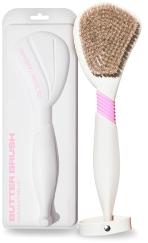 The Skinny Confidential Butter Brush – Dry Brush, Reduce Inflammation & Cellulite, Increase Blood Circulation, Exfoliating Body Scrubber, Skin Exfoliator for Body
