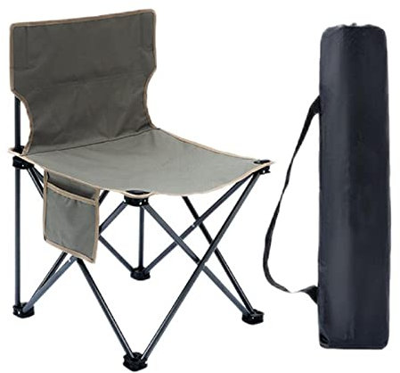 NBHDEK Campingstühle Camping Angeln Grillstuhl Tragbarer ultraleichter Klappstuhl Outdoor-Reisen Camping Strand Wandern Picknicksitz Werkzeugstuhl
