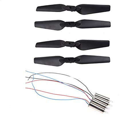 ROXENT Motoren Motor Propeller Blade Set, for JD-20 JD20 YH-19HW Quadcopter RC Pocket Drone Ersatzteile Drohnen-Quadrocopter