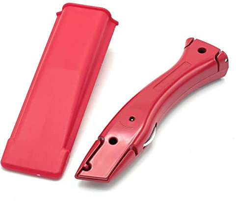 TradeUnderlay Red Knife Carpet Fitter Economy Tool with Holster