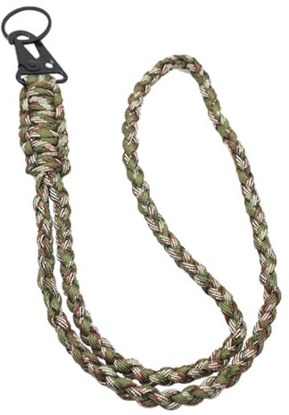 Cordon Tour de Cou en Paracorde, Laniere porte Clé, Lanière pour Clés et Carte D'identité, Lanyard Paracord Accessoires porte-Clés Avec Mousqueton pour Clés Carte D'identité Téléphone Portable Caméra