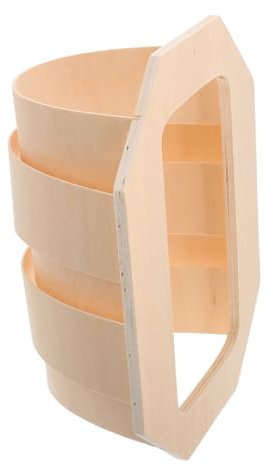 MOBUTOFU Holz Lampenschirm Für Sauna Mit Schützendem Lichtschirm Ecklichtschirm Leicht Und Robust Für Entspannende Saunaerlebnisse