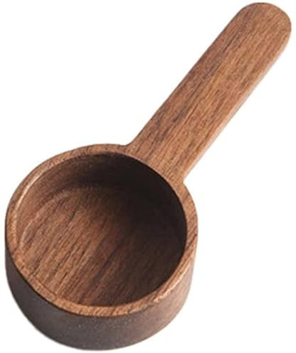 Cucharas Cucharillas Postre Cucharas de medición de madera Cuchara de café Herramienta de medición for el hogar MEDICIÓN DE CAFEA CAFEA OATS OATMEAL DRIEDFRUITS Suministros de cocina Cucharas de Té(Sh