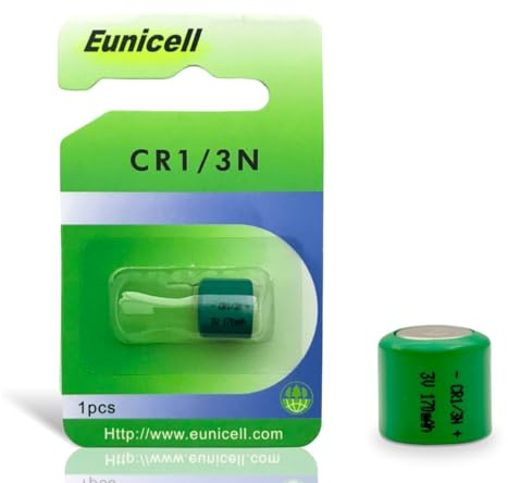 2 x CR1/3N Eunicell 3V Lithium Batteries For Cameras, Calculators, Dog Collars, Computer Motherboards
