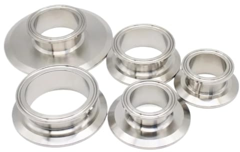 Embout réducteur à trois pinces 1,5 2 2,5 3 4 SS304 en acier inoxydable 50,5 mm 64 mm 77,5 m Raccord de tuyau sanitaire for bière maison(91mm x 119mm)
