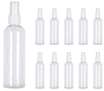 Small Spray Bottles, 10 Pcs Mini Spray Bottle, 20ml Travel Spray Bottle, Empty Spray Bottles Leak Proof Fine Mist Empty Plastic Refillable Spritz Bottle for Perfume Toners Rose Water Cosmetics