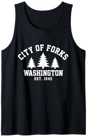 City of Forks Washington Tank Top