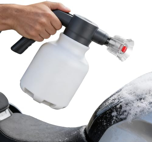 Elektrischer Schaumsprüher – Autowaschanlage, wiederaufladbare selbstansaugende 2-Liter-Sprühflasche, automatische Luftdruck-Schaumpistolen | Leistungsstarker Handreiniger für den Einsatz im Auto, in