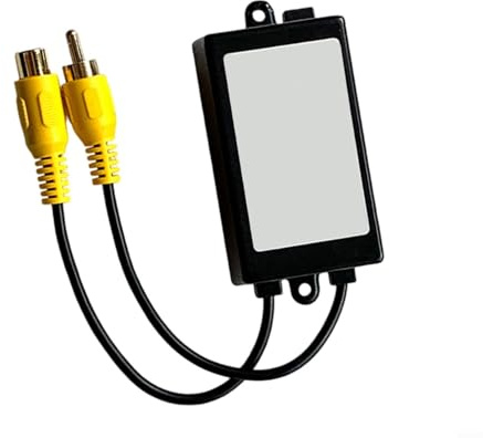 Fauhapyway Isolatore di segnale video per RCA, loop di messa a terra per eliminatore con connettori BNC, rimuove ronzii e neve per sistemi audio video auto