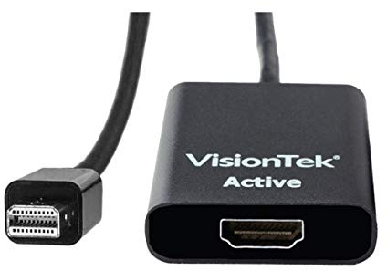 VisionTek Aktiver Mini-DisplayPort zu HDMI-Adapterkabel für Mac/PC