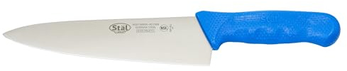 Winco 8 Commercial-Grade Chef's Knife with German Steel Blade, Blue
