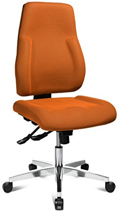 Topstar P91 Kontorssnurrstol, tyg, orange, 68 x 48 x 111 cm