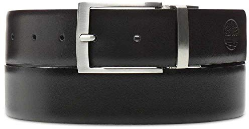 Timberland 35mm Reversible Squared Tip Belt Ceinture, Noir, M Homme