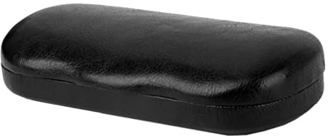 Tiuimk Brillenetui Hardcase Damen Herren Brillenetuileder Für Sonnenbrille Schwarz
