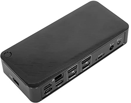 Targus USB-C Docking Station, Universal USB-C DV4K, Dual Monitor, HDMI, 100W Power Delivery - Black (DOCK182EUZ)