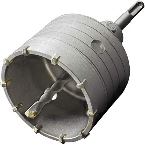 GRAFF 82mm Sega a Tazza per Muro, Cemento, Mattoni, Mattone di Silicato – Carotatrice a Tazza per Muro – Adattatore SDS Plus 110mm, Punta di Centraggio 10x110mm - Frese a Tazza