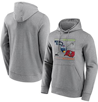 Fanatics NFL Hoodie Sweatshirt Kapuzenpullover München Seattle Seahawks Tampa Bay Buccaneers ** Match-Up TBB vs SEA ** (as3, Alpha, l, Regular, Regular)