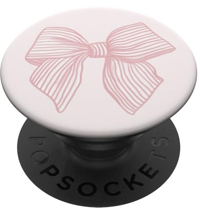 Kokette rosa Schleife PopSockets Klebender PopGrip