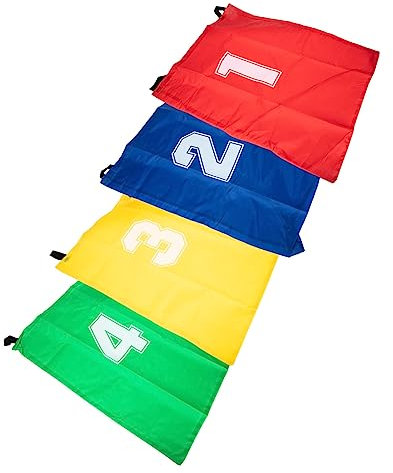 PRETYZOOM 4 Stück Sprungsack Springsack Für Kinder Sack Partyzubehör Eier- Und Löffelrennen Renntaschen Für Kinder Outdoor-springsack Segeltuch Kleinkind Spielpaket Feld