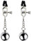GURCIX Nippelklemme für Frauen Edelstahl Nippelklemmen mit Gewicht Kugeln Nipple Clamps Set Brustwarzen Extrem Sex Schamlippen Klammern Verstellbare Fetisch Sex Spielzeug für Frauen(A)
