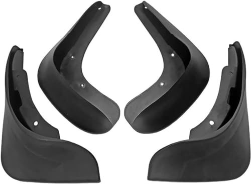 ZhaoQIAN Auto KotflüGel für VW Polo 9N Mk4 2002-2009, 4 StüCke Auto SchmutzfäNger/Auto Spritzschutz Bleche/Auto Spritzschutz-Set-Kit.