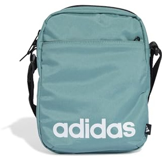 Adidas Unisex LINEAR Organizer, Powder Teal/Black/White, One Size