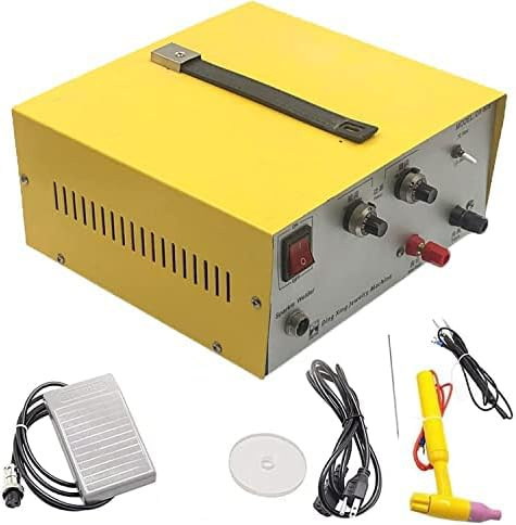 Kit saldatrice per gioielli, saldatrice a punti con pedale per saldare oro, argento, platino, ideale per la riparazione di collane e anelli