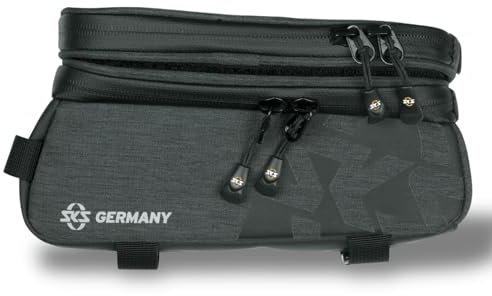 SKS GERMANY Traveller SMART Fahrradtasche für Trekking- und Cityräder, Fahrradzubehör (wasserabweisendes Gewebe, inkl. herausnehmbarem Smartphonefach, Touchscreen kompatibel, Volumen: 1,35 l)