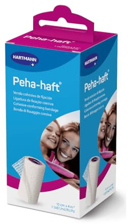 Peha-haft Die kohäsive, elastische Fixierbinde mit dem zweifachen Hafteffekt.Spar-Set 2x (10 cm x 4 m)4 m lang