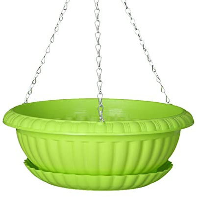 Bodhi2000 Maceta fuerte de carga con aspecto elegante de la flor del tenedor de la flor de la maceta verde útil