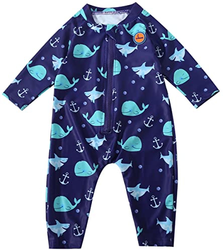 Traje de baño UV para bebés Swimbubs para niños y niñas con protección solar, protector de erupción, chaleco, traje húmedo UPF50 para niños pequeños, 3 mes