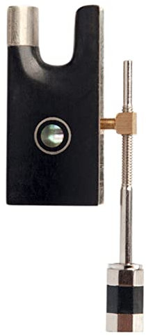 Full Size 4/4 Violinbogen Ebenholz Frosch Mit Schrauben Für Pernambuco Violinbogen Frosch Kohlefaserbogen DIY Fiddle Bow Frog Zubehör Violine Teile Zubehör Satz