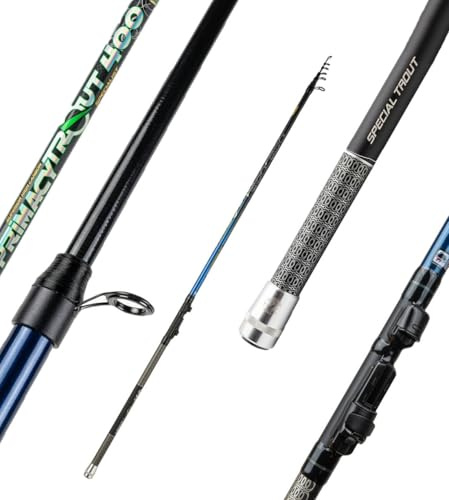 - Canna Teleregolabile Primacy 4Mt da Pesca Trota Torrente Fiume Carbonio