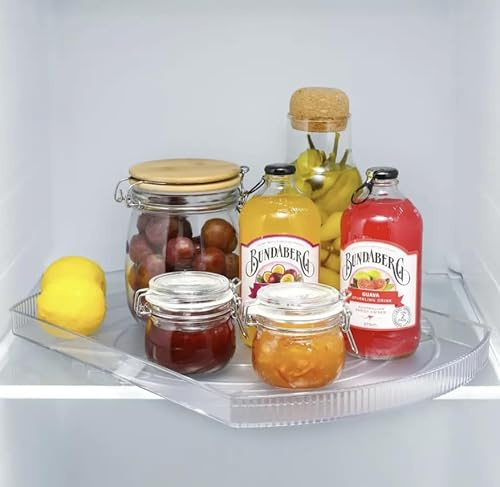 Drehteller - herausziehbarer & 360° drehbarer Kühlschrank Organizer