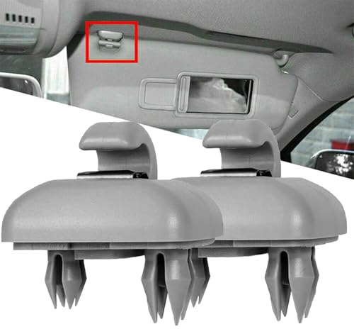 Norhogo 2 soportes para parasol de coche, repuesto para Audi A3A4LA5A6LQ5Q3