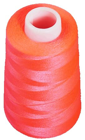 4 Konen Overlockgarn je 3000 yards = 2743.2 m // 4 Konen 12.000 yds = 10972.8 m (933-neon pink)