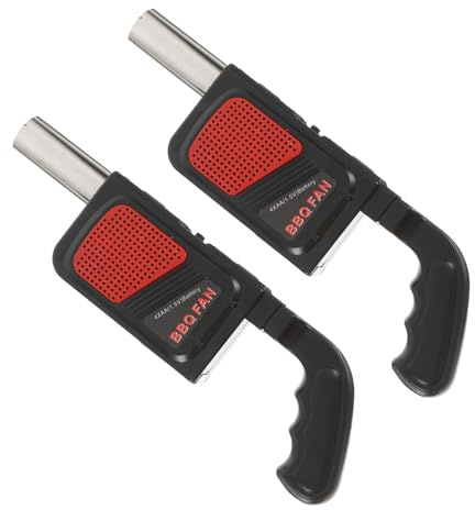 Yardwe Soffiatore Antincendio Elettrico Portatile Per Barbecue Da Campeggio, Ventilatore Per Grill Alimentazione a Batterie Aa, Strumento Compatto Per Picnic e Accensione Carbonella