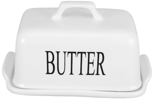 Yardenfun Contenitore Per in Con Vassoio Portaburro Ermetico Contenitore Portaburro Per Organizzazione Della Cucina