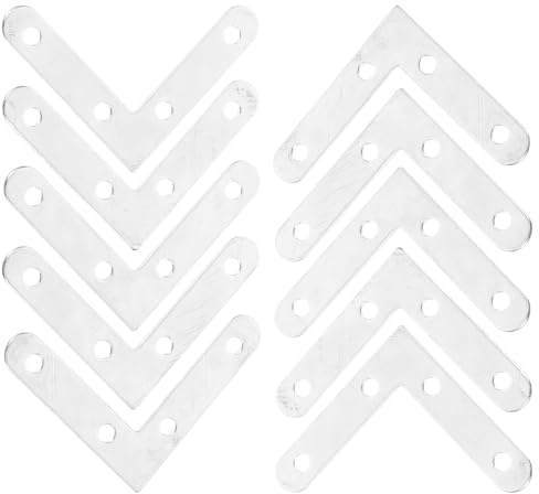 FIXOSHEE 10 Stück Teiliges Eisen Fliegengitter Eckverbinder Winkel Halterung Reparatur Kit für Fliegengitterrahmen Fenster und Türen Vielseitig Einsetzbar Robust Langlebig