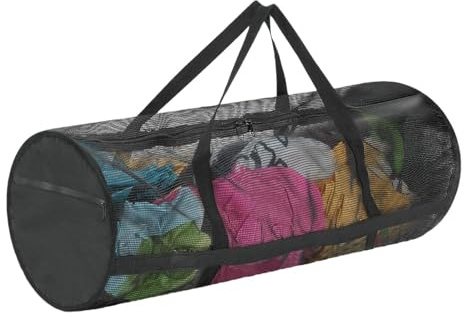 Snorkelutrustning Duffle - Mesh Gear Bag Organizer, Vattenaktivitet Bärsäck, Reseförvaringspaket, Sim- och sportväska, Poolutrustningsförvaring | Atletisk utrustningshållare Vikbar dykväska för