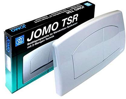 Jomo Betätigungsplatte mit 2-Mengen-Spülung zu Wandeinbau-Spülkasten TSR, weiß