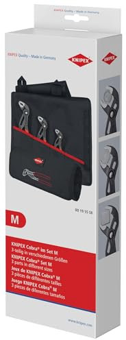 KNIPEX Jeu de pinces Cobra 1 x 87 01 125, 1 x 87 01 180, 1 x 87 01 250 330 mm, 00 19 55 S8
