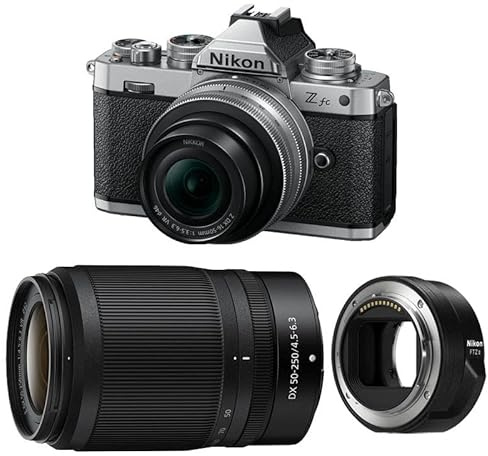 Kit Photo Personnalisé crée à l'aide de NIKON Z FC + Z 16-50 Silver + Z 50-250 + Adap