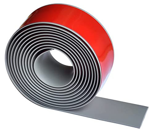 ZZLQIAN 200x5 cm, autoadesivo, listello di transizione per pavimento, in vinile, piatto, listello di transizione, listello di finitura, profilo di compensazione per parquet, listello per fughe