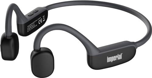 Imperial bluTC Active 1 – Knochenschall Kopfhörer (Bone Conduction, Bluetooth 5.3, 11 Stunden Spielzeit, Schweißresistent) – Schwarz